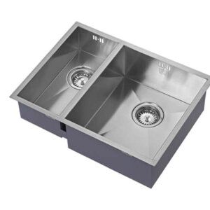 1810 Zenduo 180/340U BBR Stainless Steel Undermount Sink