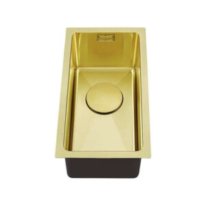 1810 Zenuno15 200U Gold Brass Undermount Sink