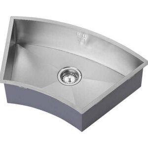 1810 Zenuno 675U Curve Stainless Steel Undermount Sink